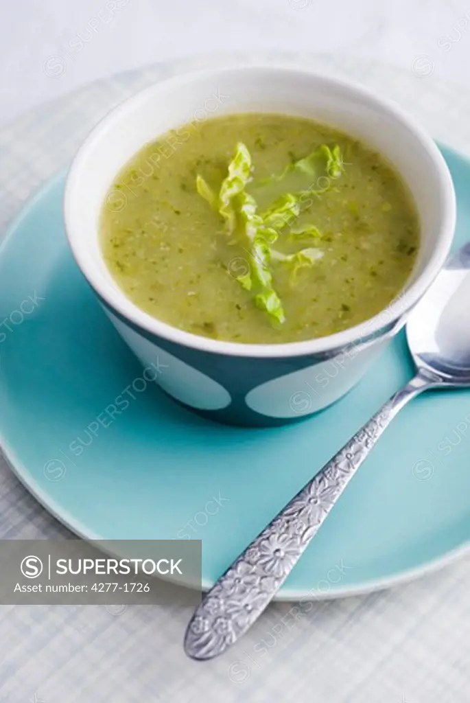 Lettuce soup