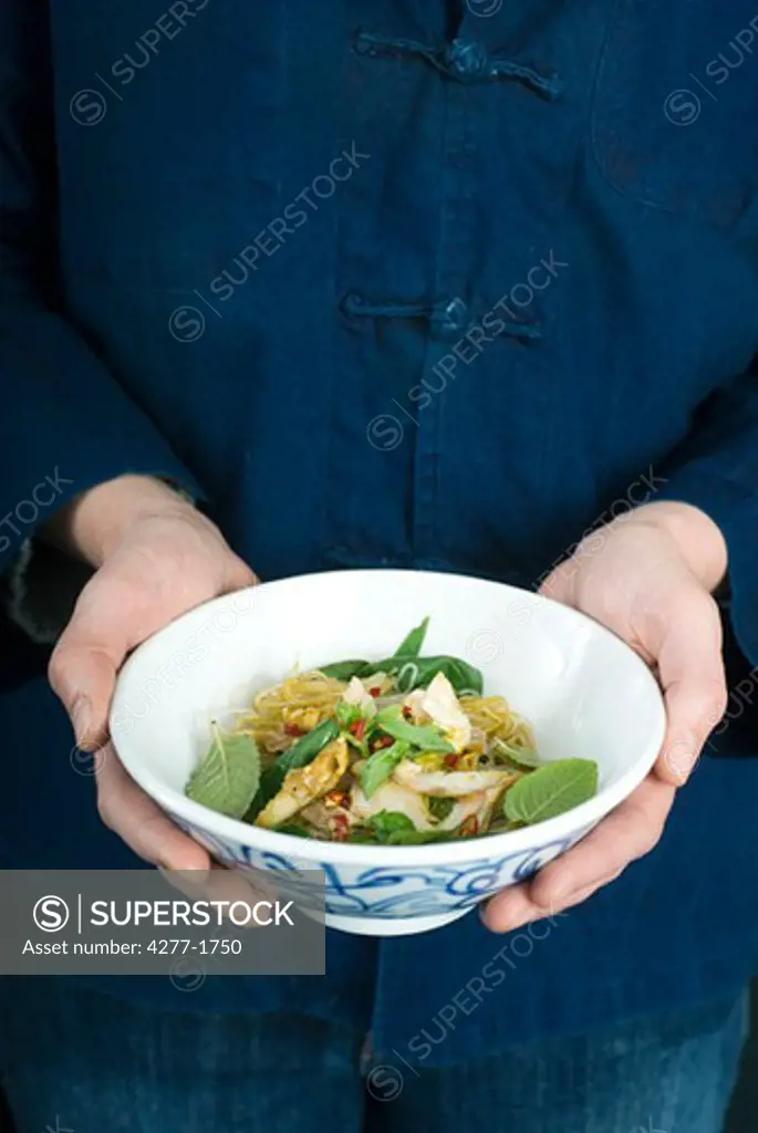 Spicy fish salad