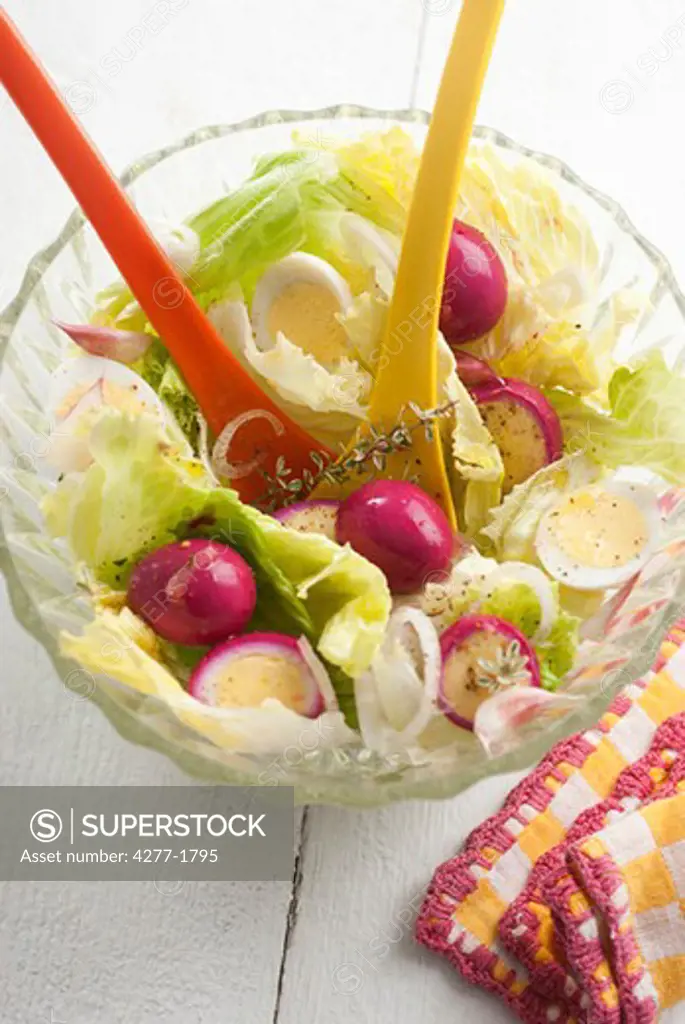 Red egg salad