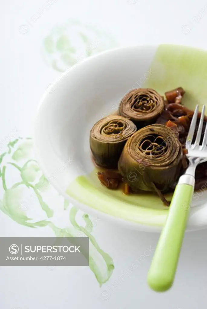 Artichokes a la barigoule