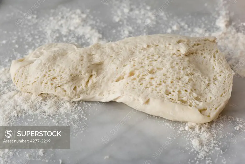 Bread dough, close-up