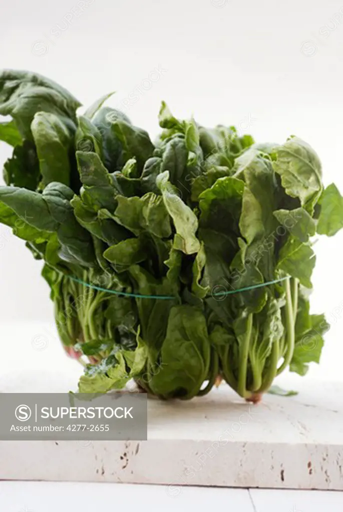 Bunch of fresh spinach