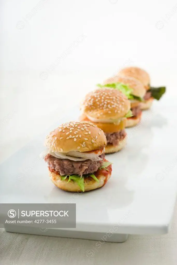 Mini hamburgers