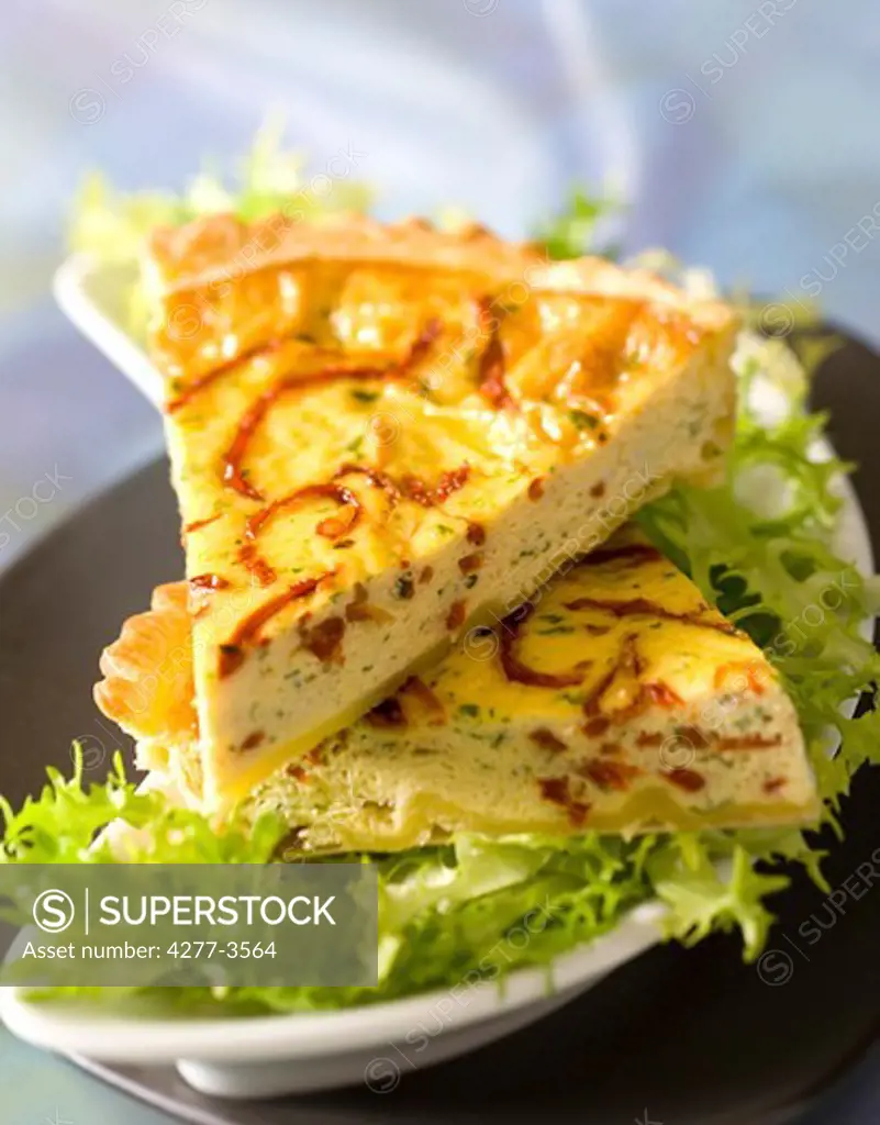 Quiche with flavor of the south