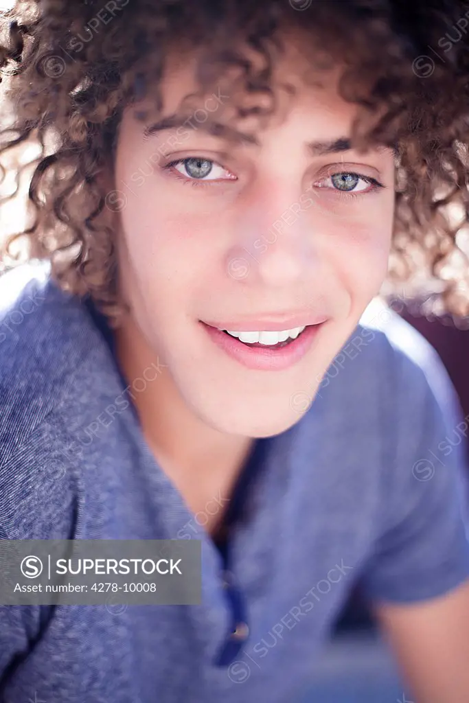 Close up Portrait of Young Man