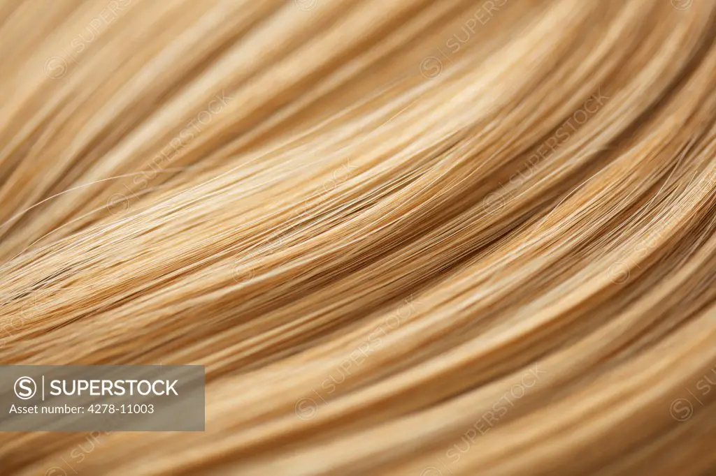 Extreme Close up of Blonde Hair