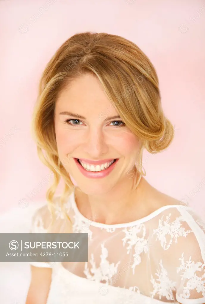 Portrait of Smiling Bride