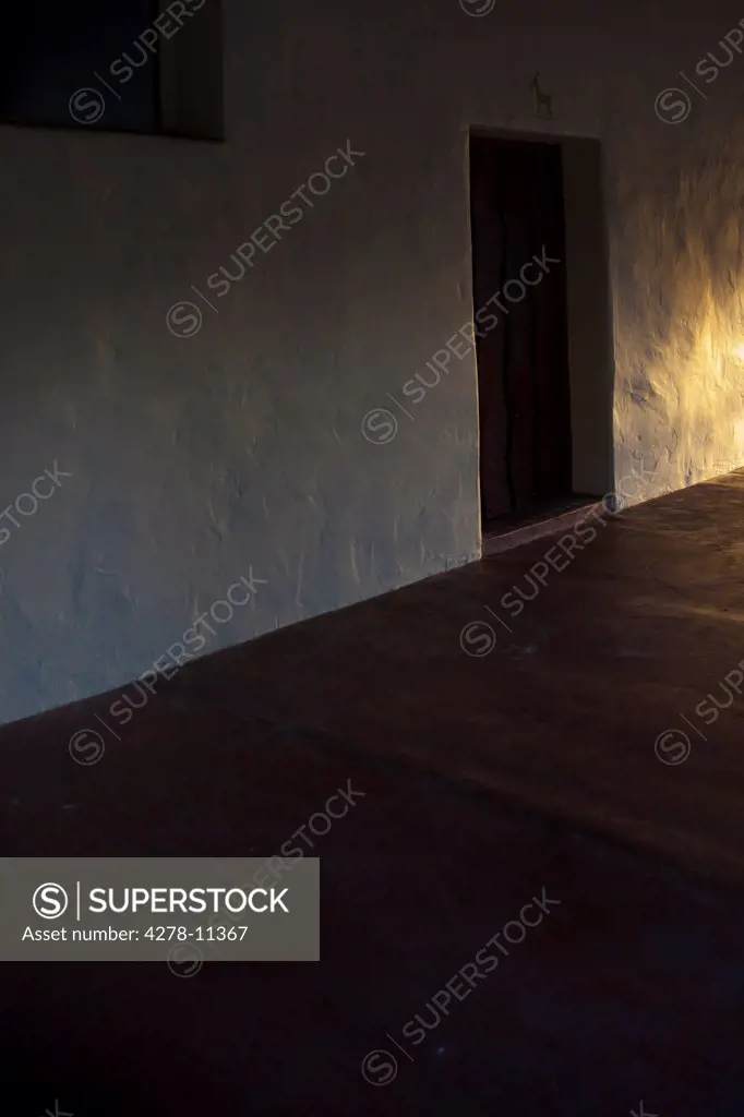 Sunlight on Exterior Wall and Door