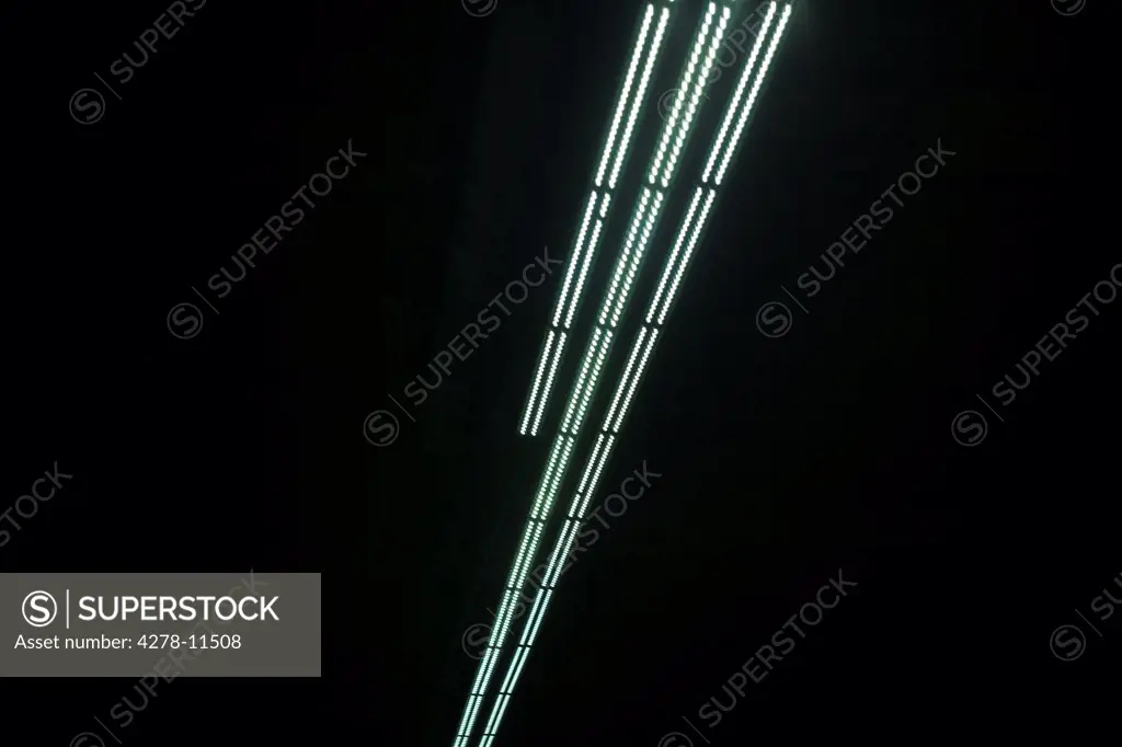 Tunnel Lights, Close-up view, Low angle view