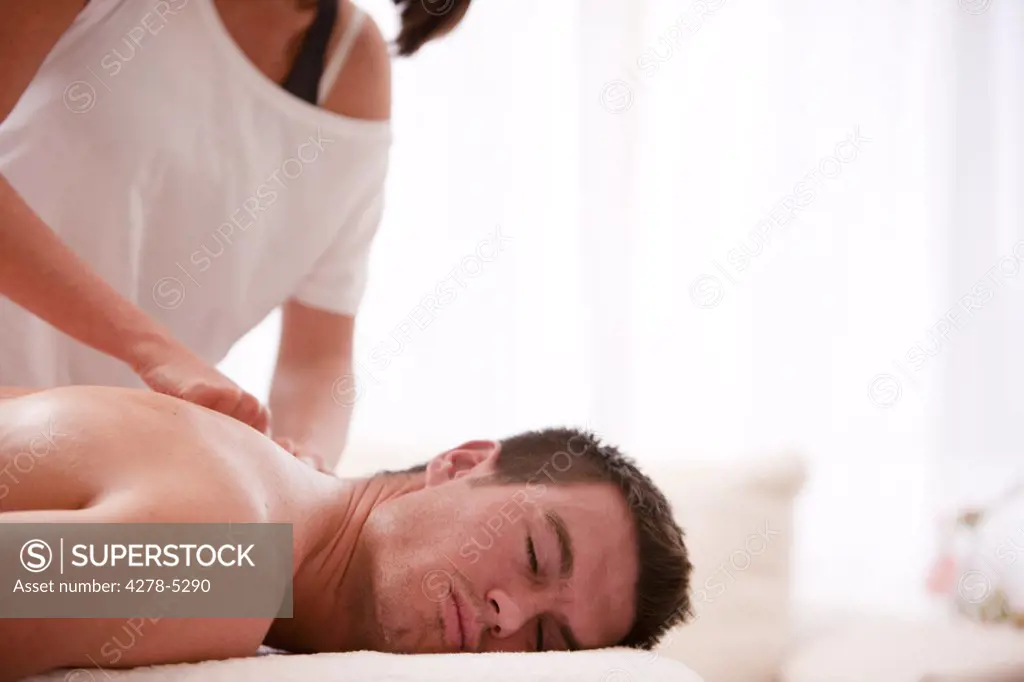 Man Receiving Massage