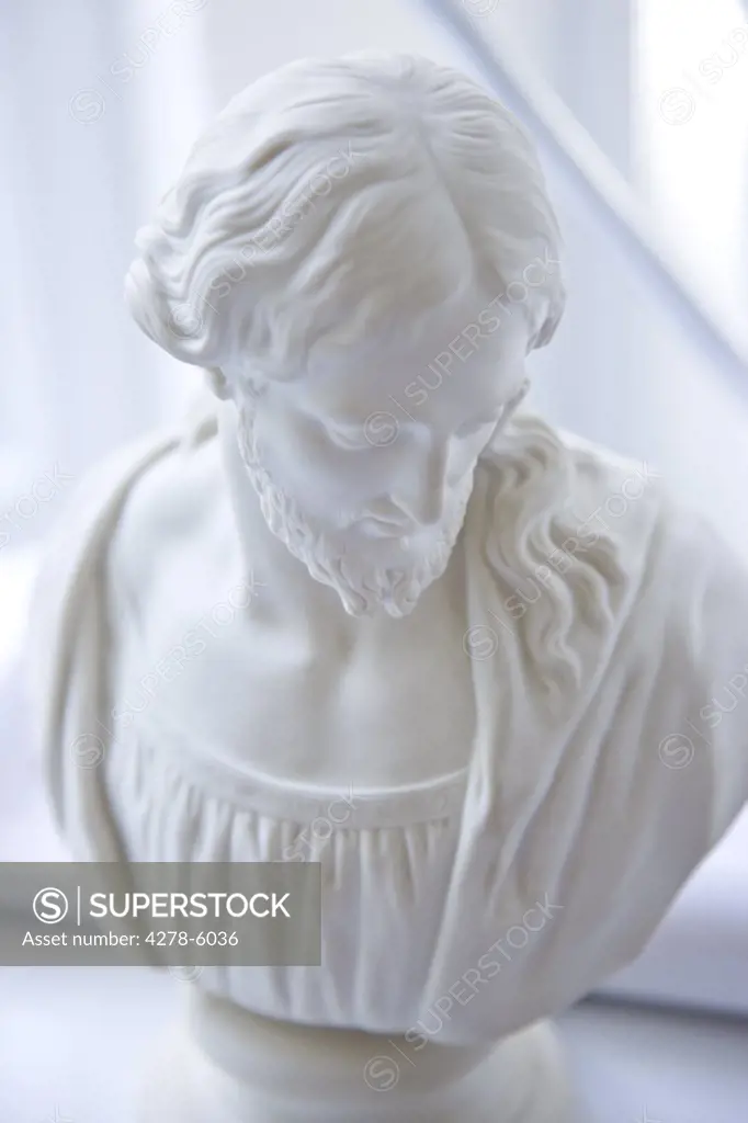 Marble bust of Jesus Christ