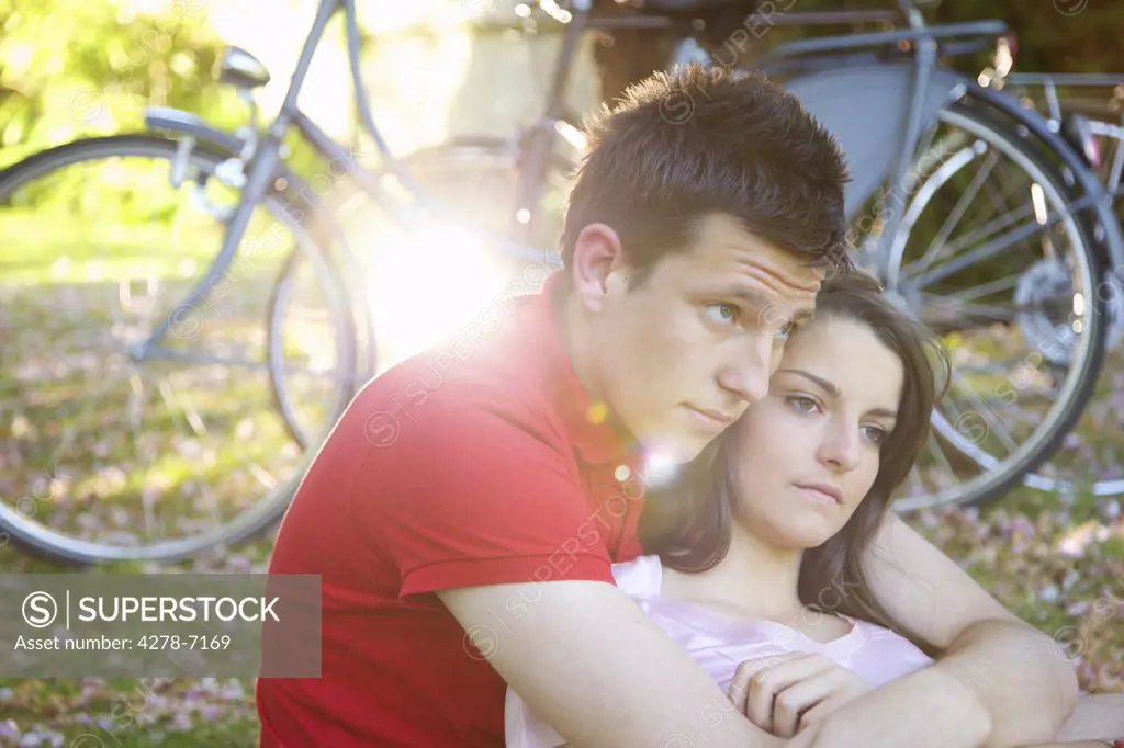 Young Couple Hugging
