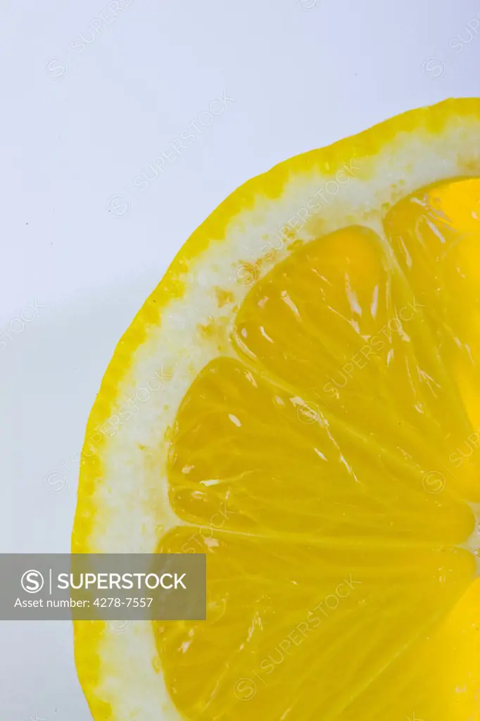 Half Lemon - Extreme close up