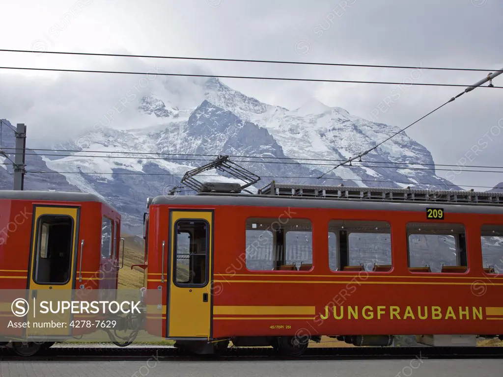 Jungfraubahn Mountain Train and Bernese Alps