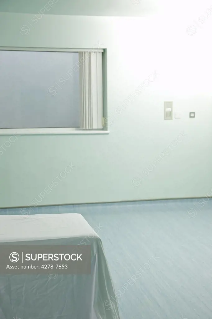 Empty Hospital Examination Room