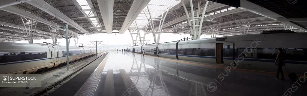 Train Station Terminal in Shanghai, China