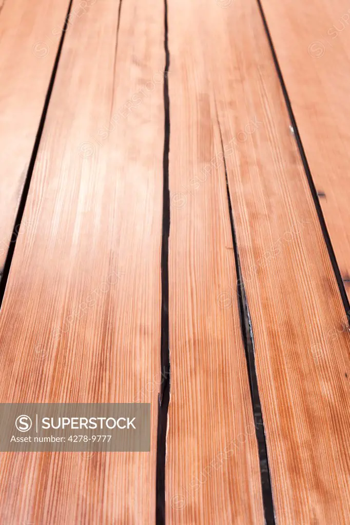 Extreme Close up of Wood Planks