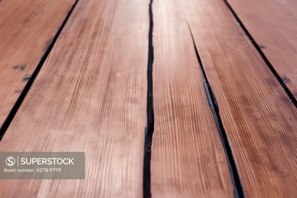 Extreme Close up of Wood Planks