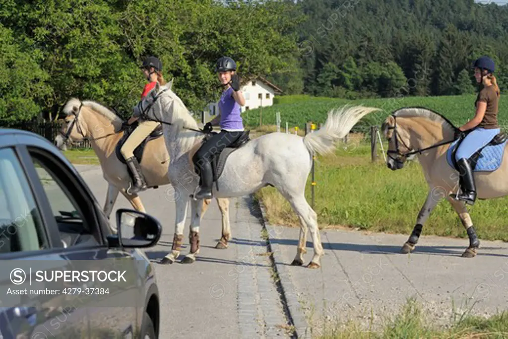 riders on the road