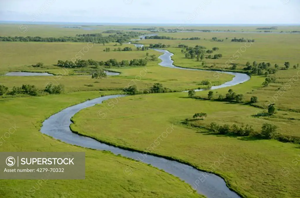 Khyukinka River near its confluence with Lebyazhka River. Kronotsky Zapovednik; Kamchatka, Russia
