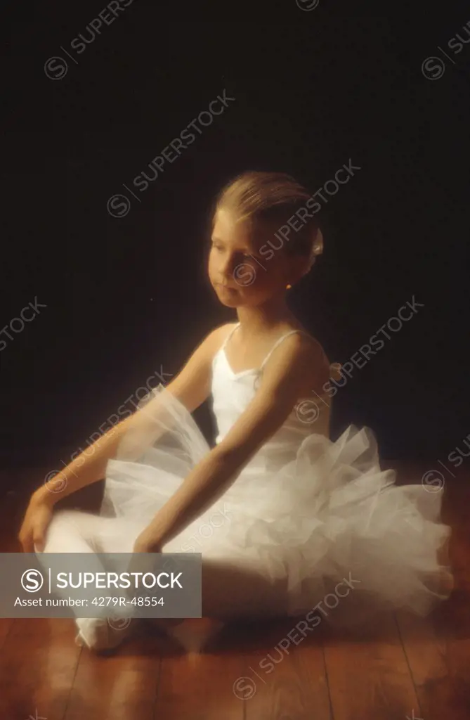 girl with ballet dress