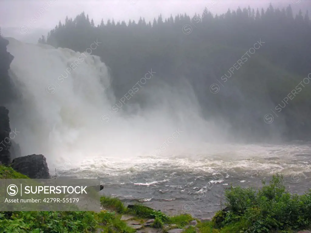 Tannforsen - biggest waterfall in Sweden