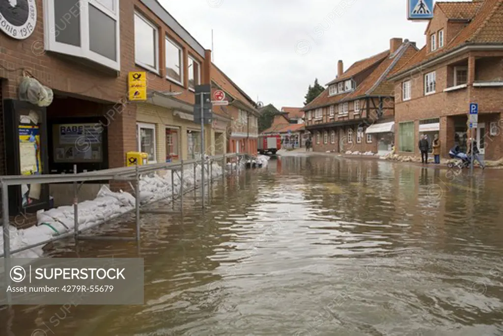 inundation in Hitzacker