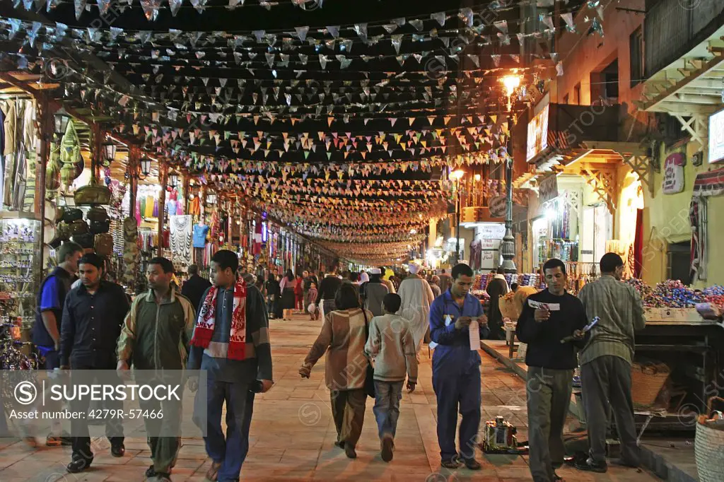 Egypt, bazar in Assuan