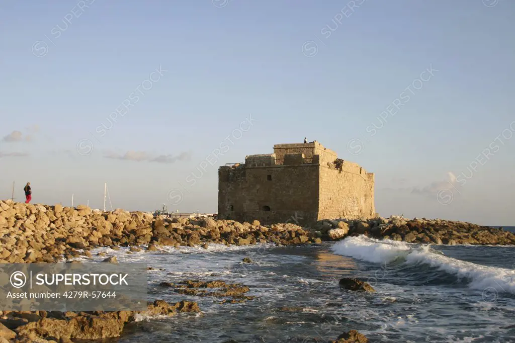Cyprus - Paphos - harbor - fortress