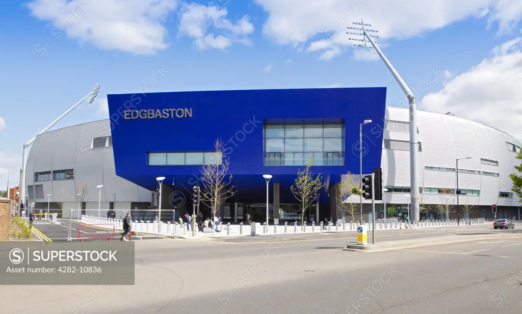 England, West Midlands, Birmingham. Edgbaston Cricket Ground, home of Warwickshire County Cricket Club.