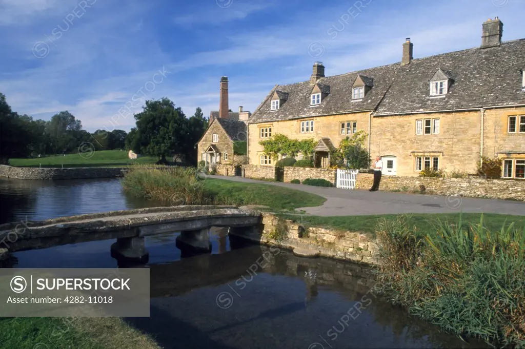England, Oxfordshire, Lower Slaughter. The Mill at Lower Slaughter.