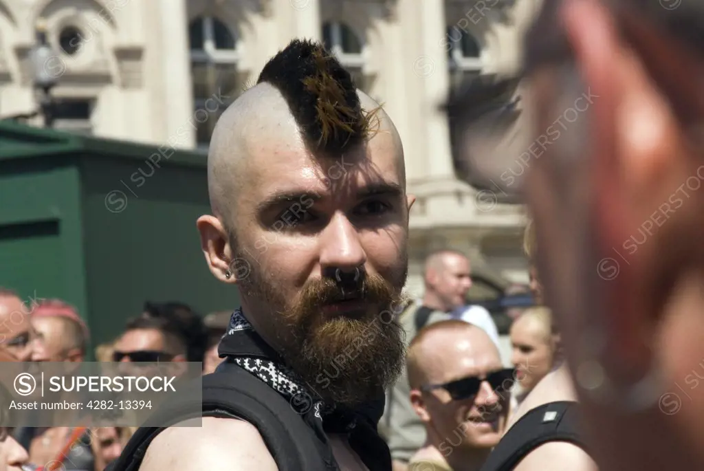 England, London, Oxford Street. Punk at Europride 2006. Europride is an international lesbian, gay, bisexual and transgender gay pride event that is hosted by a different European city each year.
