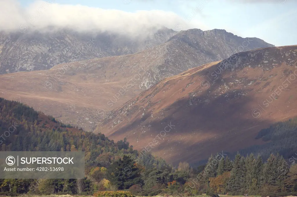 Scotland, North Ayrshire, Goat Fell. Goat Fell, the highest point on the Isle of Arran.