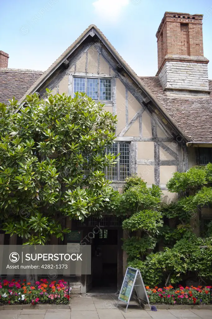 England, Warwickshire, Stratford-upon-Avon. Hall's Croft, once the home of Shakespeare's daughter Susanna.