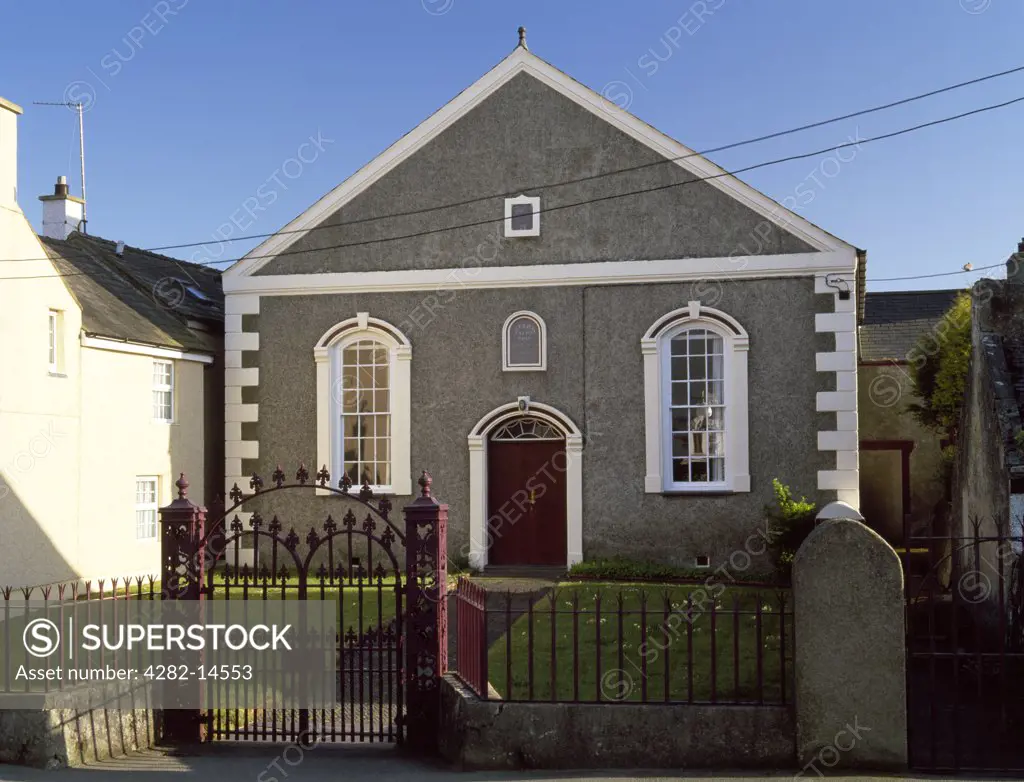 Wales, Anglesey, Caergeiliog. Capel Siloh Baptist chapel beside the old main Holyhead road (A5) SE of Valley, founded in 1847 and rebuilt in 1866.