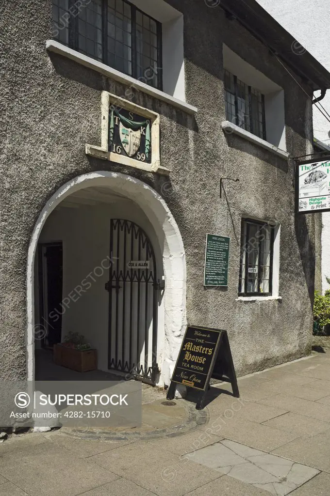 England, Cumbria, Kendal. The Gatehouse to the former Sandes Hospital in Highgate.