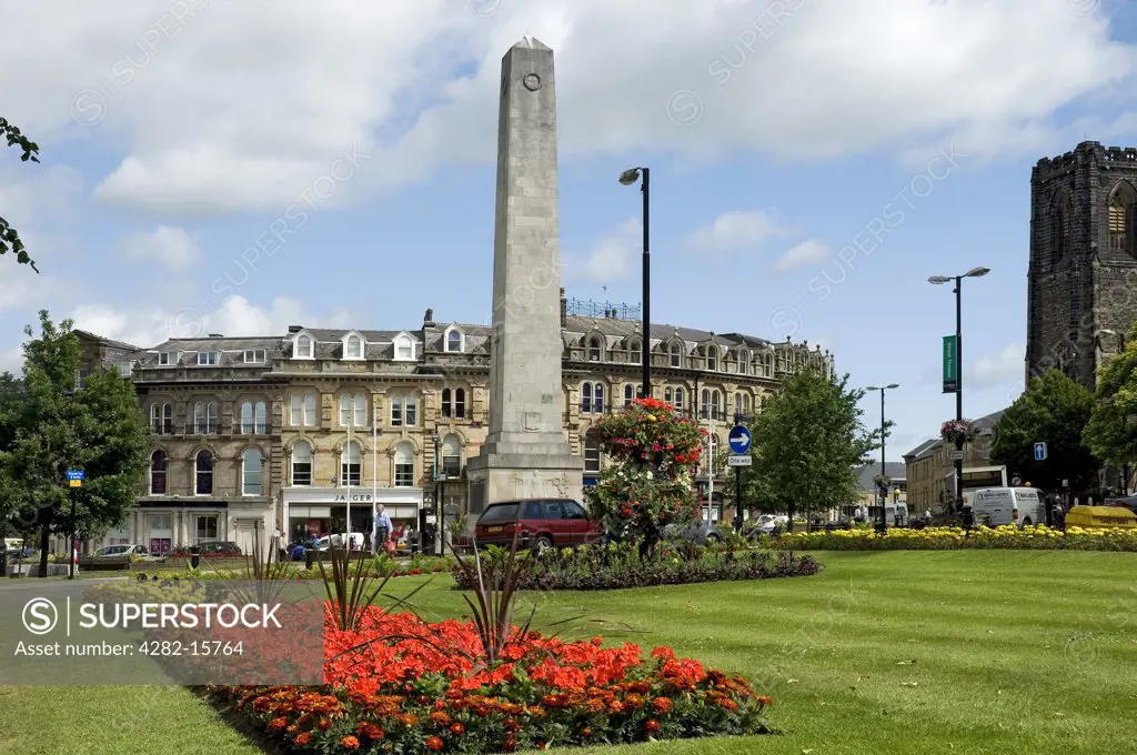 England, North Yorkshire, Harrogate. The war memorial in the centre of Harrogate.