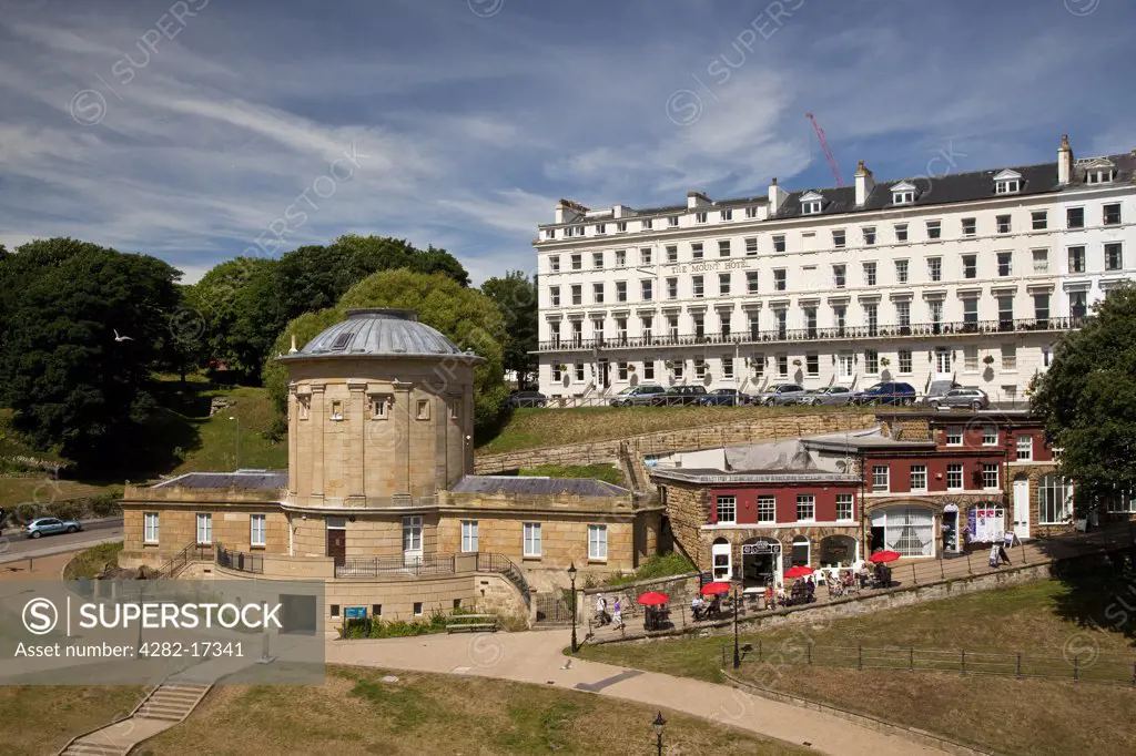 England, North Yorkshire, Scarborough. The Rotunda Museum, refurbished in 2008, was built in 1829 as one of the country's first purpose built museums.