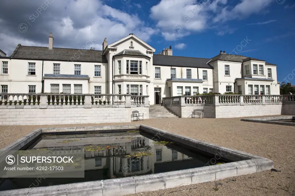 England, County Durham, Seaham. Seaham Hall, ""the leading luxury hotel and spa destination resort in Northern England"".