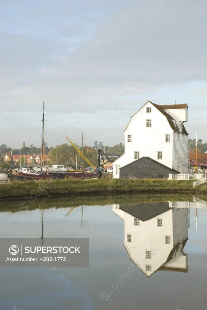 England, Suffolk, Woodbridge. The tide mill at Woodbridge in Suffolk.