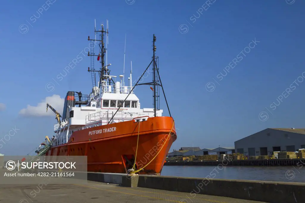 Offshore supply ship Putford Voyager.