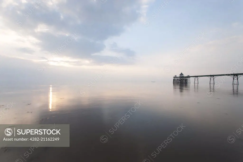 A view of Clevedon Pier.