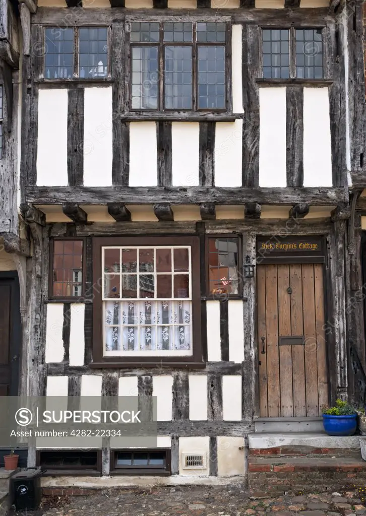 England, Essex, Thaxted. A timber framed building in Stoney Lane named Dick Turpin's Cottage, although there is no evidence that he actually lived in the house.