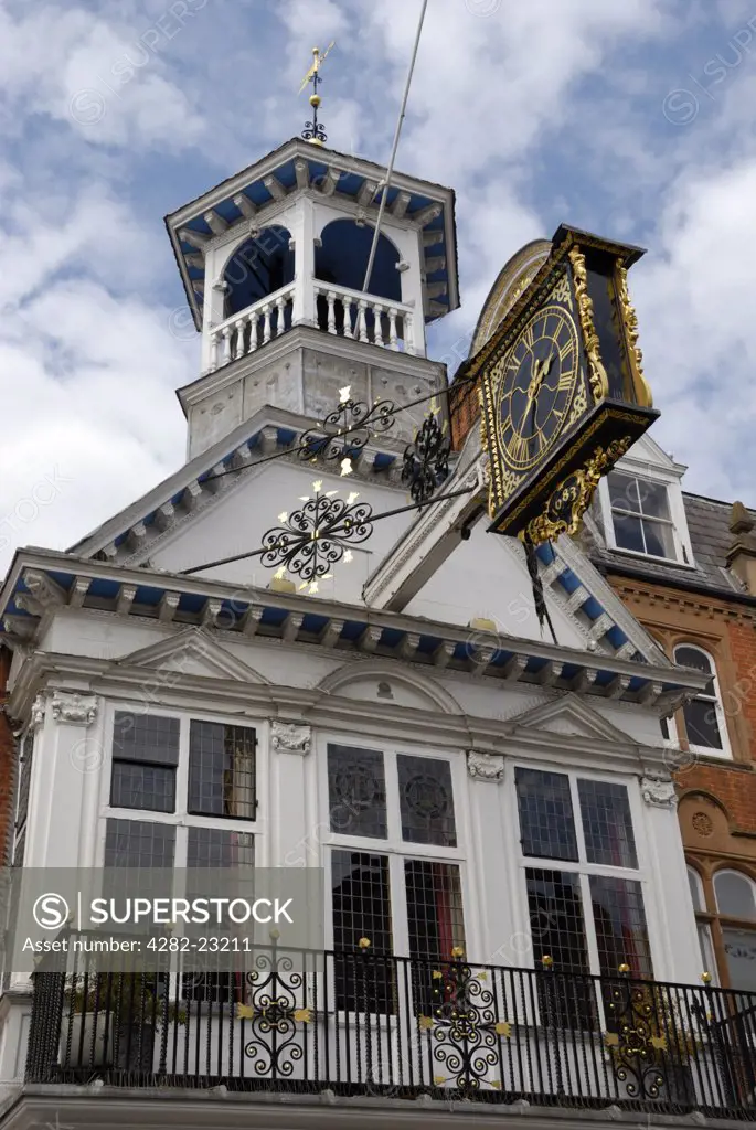 England, Surrey, Guildford. The Elizabethan Guildhall in Guildford.