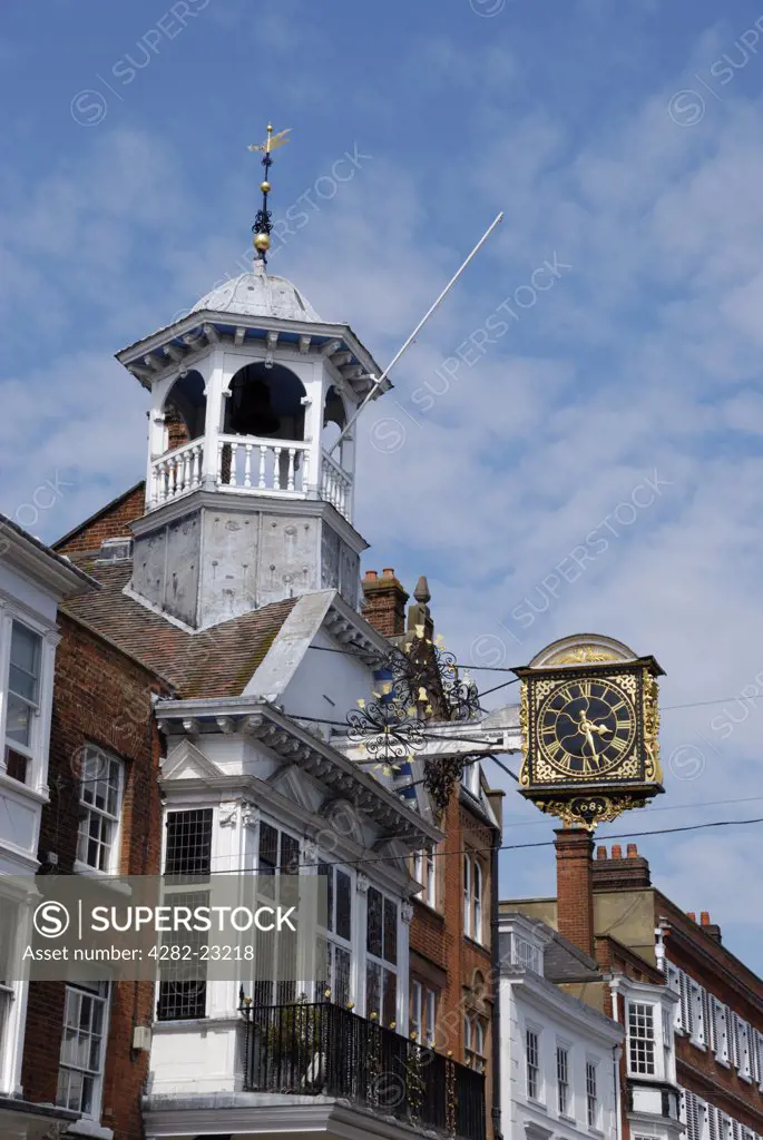England, Surrey, Guildford. The Elizabethan Guildhall in Guildford.