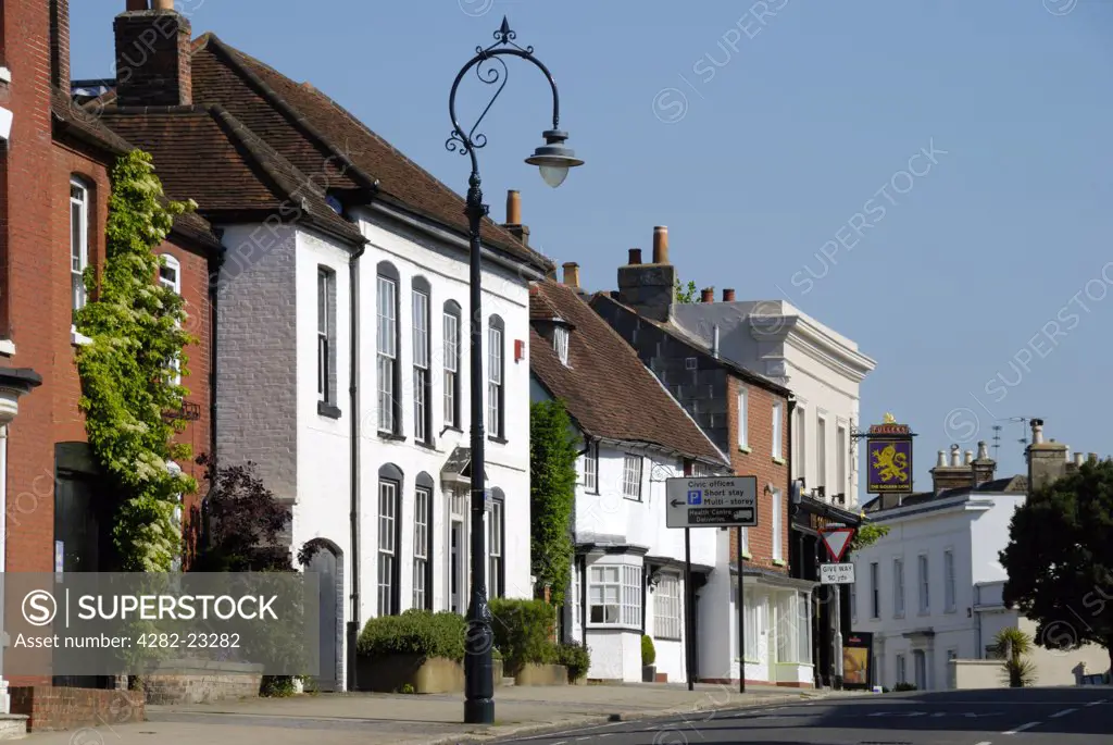England, Hampshire, Fareham. The High Street in the market town of Fareham.