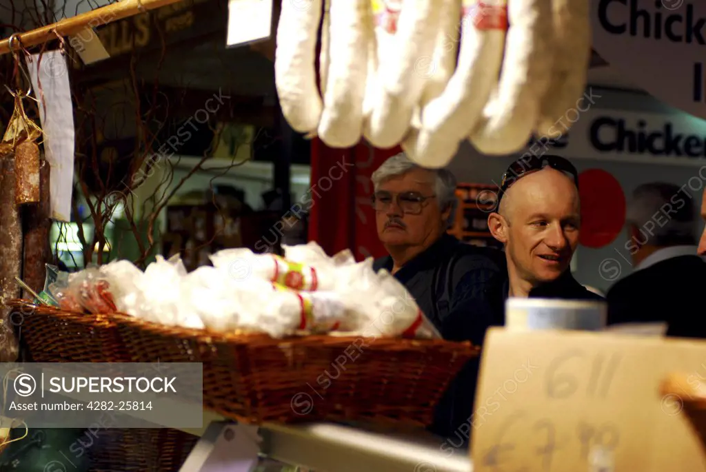 Republic of Ireland, County Cork, English Market. Shoppers at the English Market in Cork.