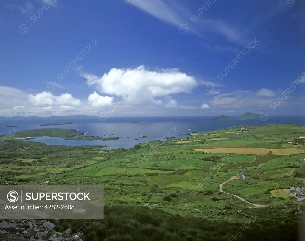 Republic of Ireland, County Kerry, Derrynane Bay. A view toward Derrynane Bay.