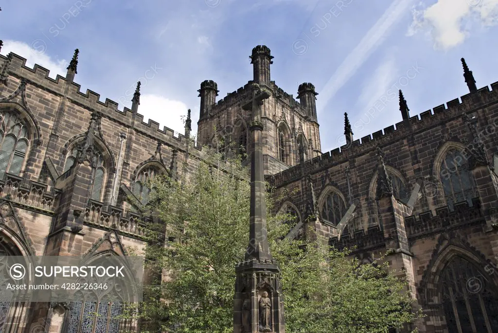 England, Cheshire, Chester. Chester Cathedral, established as a monastery in 1092, it was handed back as a cathedral by King Henry Vlll in 1541 after the dissolution of the monasteries.
