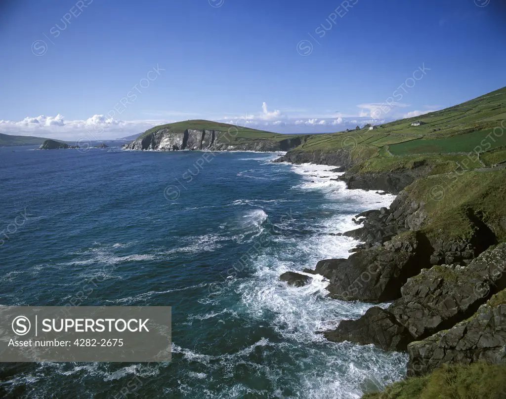 Republic of Ireland, County Kerry, Slea Head. Slea Head on the Dingle peninsula.